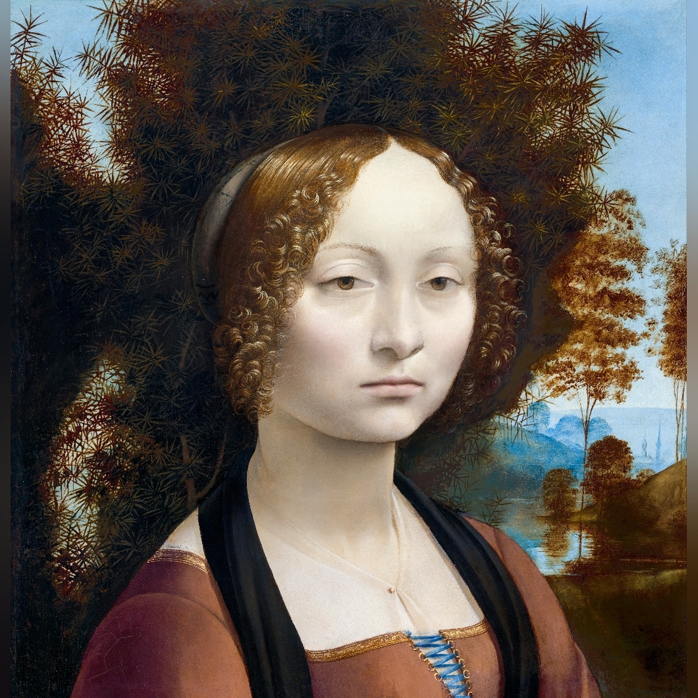 Ginevra de' Benci (ca.1474–1478) Art Print